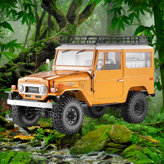FMS 1/10 Toyota Land Cruiser FJ40 RS RC Crawler – Officially Licensed, 2-Speed RTR