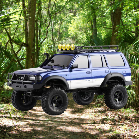 FMS 1/18 FCX18 Toyota LC80 Land Cruiser RC Crawler – 2-Speed, Portal Axles, RTR